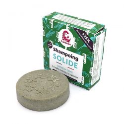 Shampoing solide pour cheveux gras - Argile verte et spiruline - 70g - Lamazuna