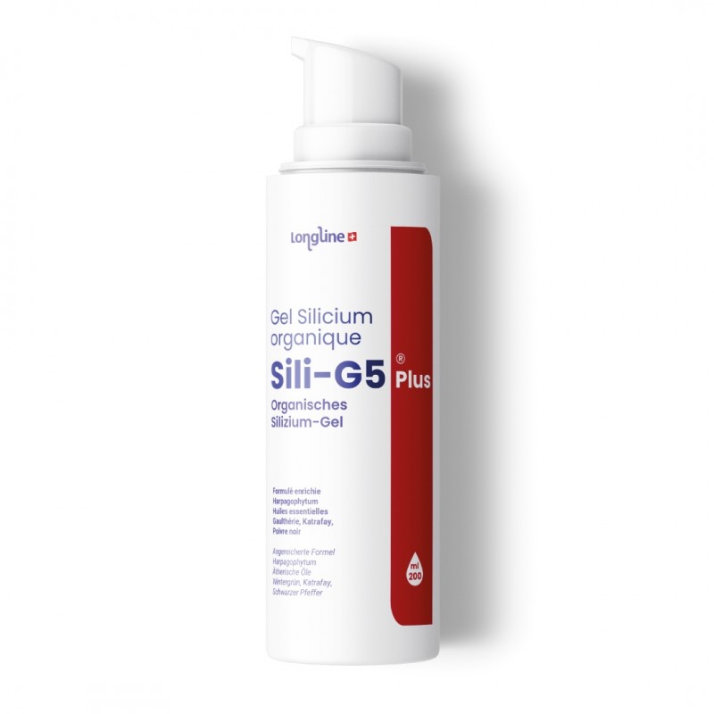 Bio-Silikongel, G5 PLUS - Angereichert mit Harpagophytum und ätherischen Ölen - 200ml - Longline