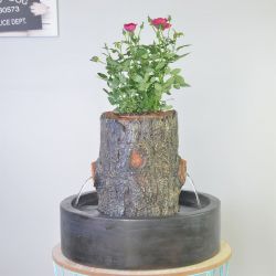 Fontaine à eau - Jardinière ArtPot (avec éclairage LED et emplacement pour fleurs) - Zen'Light