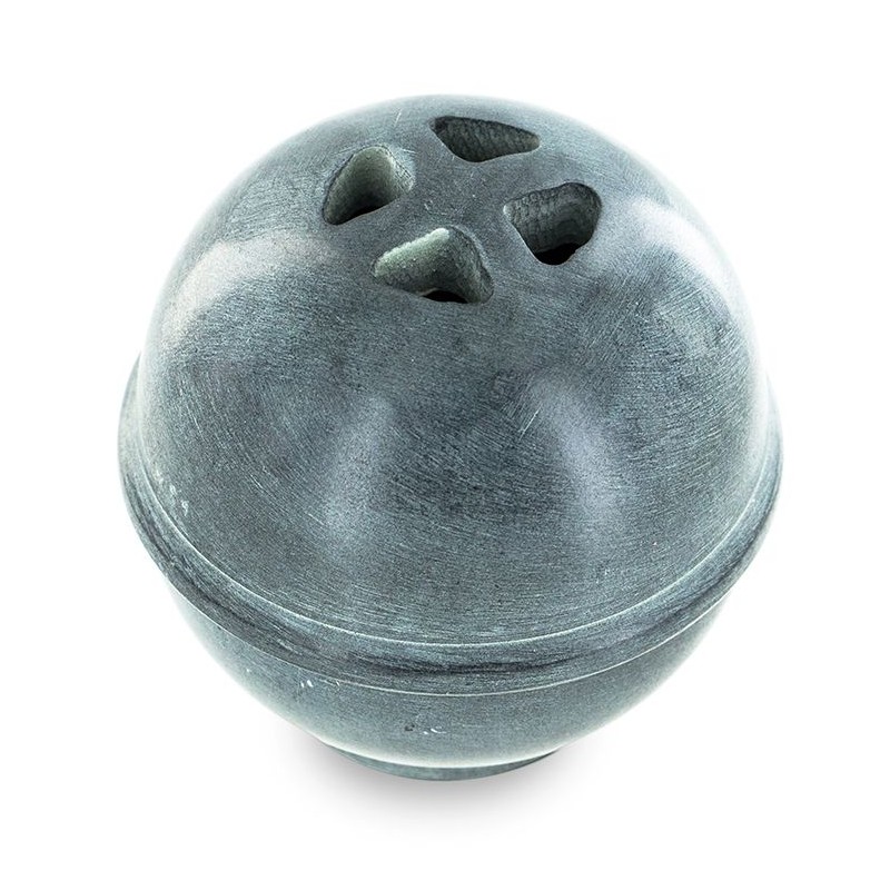Porta-incenso in pietra per coni, "Kumo" grigio - Les encens du monde