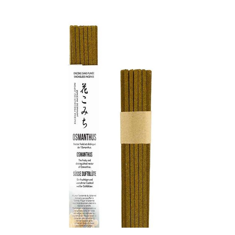 Rouleaux d'encens japonais court "sans fumée", OSMANTHUS - 35x 30 min. - Les encens du monde