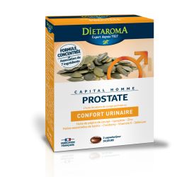 Capitale maschile della prostata, comfort urinario - 60 capsule - Diétaroma