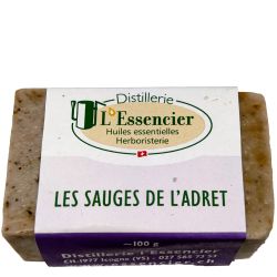 Sapone artigianale del Vallese - Salvia de l'Ardet - 100g - L'essencier