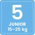 Culottes d'apprentissage pour bébés, Suisses & Écologiques - Taille 5, Junior (15-25kg) - 28 pces - Pingo