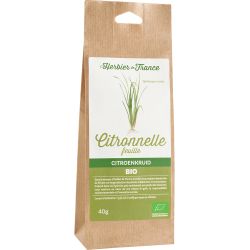 Foglie di citronella biologica - 40g - L'Herbier de France