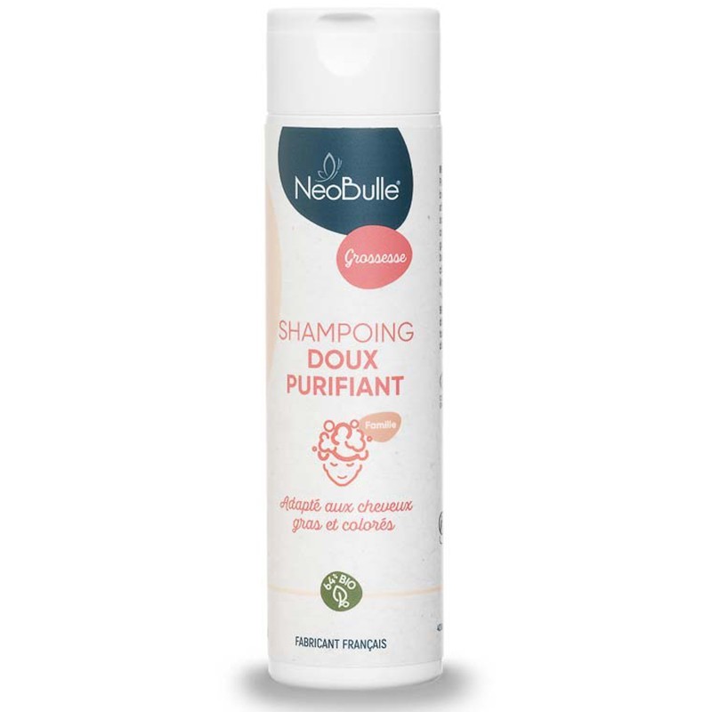 Sanftes und reinigendes Bio-Shampoo mit Zitrusfrüchten, geeignet für fettiges oder coloriertes Haar - 200ml - NéoBulle