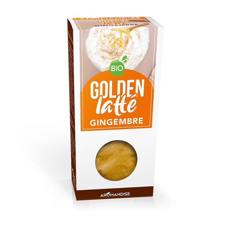 Organic Golden Latte (miscela di spezie), curcuma-zenzero - 60g - Aromandise