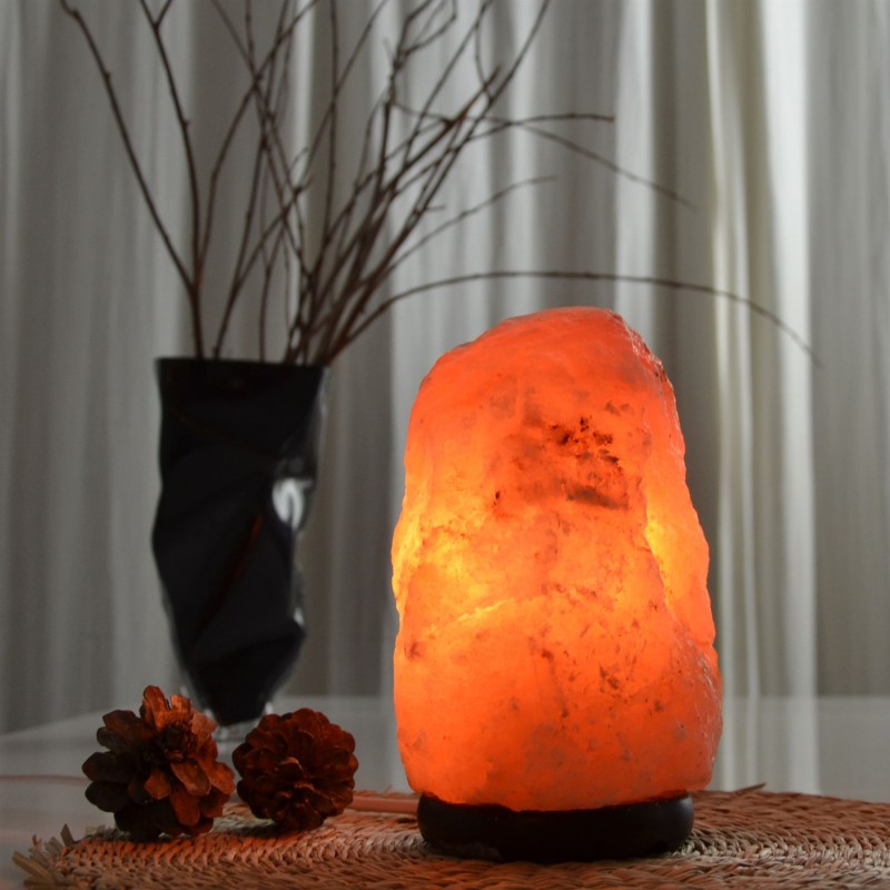 Lampe en cristal de sel de l'Himalaya, 4  à 6 kg - ZEN'Arôme