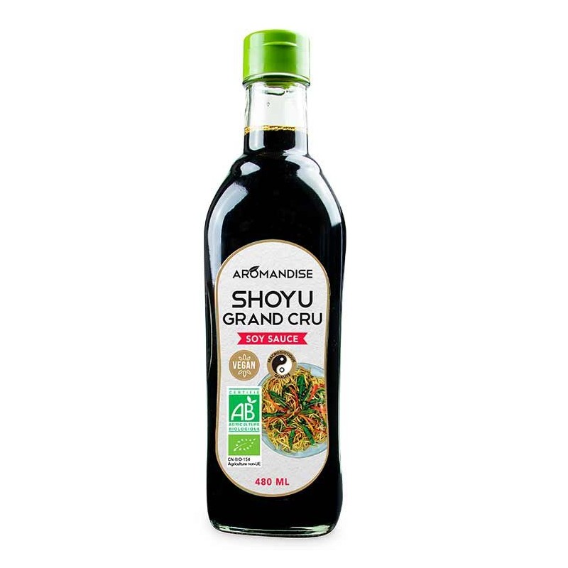 Shoyu, Grand cru (salsa di soia premium) - 0,48L - Aromandise