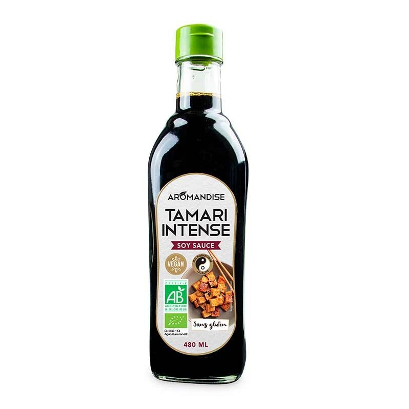 Intensives Tamari (natürlich gebraute Sojasauce) - 0.48L - Aromandise