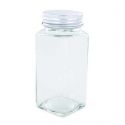 Gewürzflasche aus Glas und Aluminium mit Pulverspender - 120ml - Aromandise