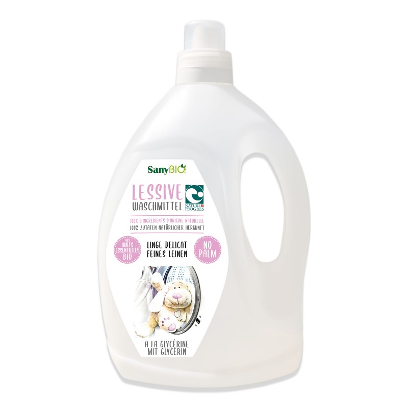 Lavatrice liquid "Delicati e Lana", 100% Ecologico - 3 litri - SanyBio (Scientia Natura)