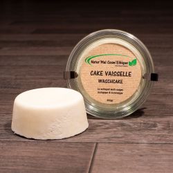 Cake vaisselle Suisse - Pot en verre de 200g - Natur'Mel Cosm'Ethique