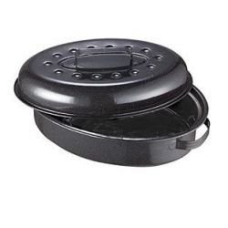 Cocotte noire en acier émaillé, adaptée à la cuisson solaire - 800g, 2,5 litres - POT COOKUP - Brother Solar