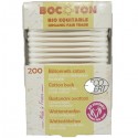 200 Bastoncini ovattati - Cotone 100% bio-ecosolidale - Bocoton