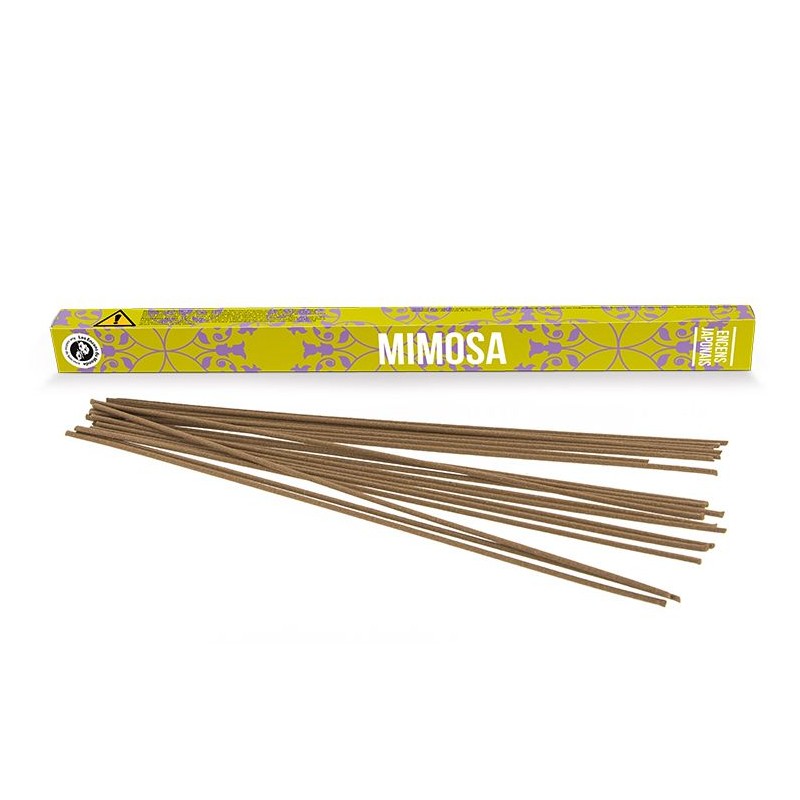 Encens japonais "Découverte", la qualité à petit prix, Mimosa - 12x 50min. - Les Encens du monde