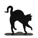 Halter für Räucherspirale aus Eisen, Schwarze Katze - Les encens du monde