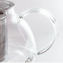 Théière en verre borosilicate avec filtre inox - 0,80 L - Aromandise