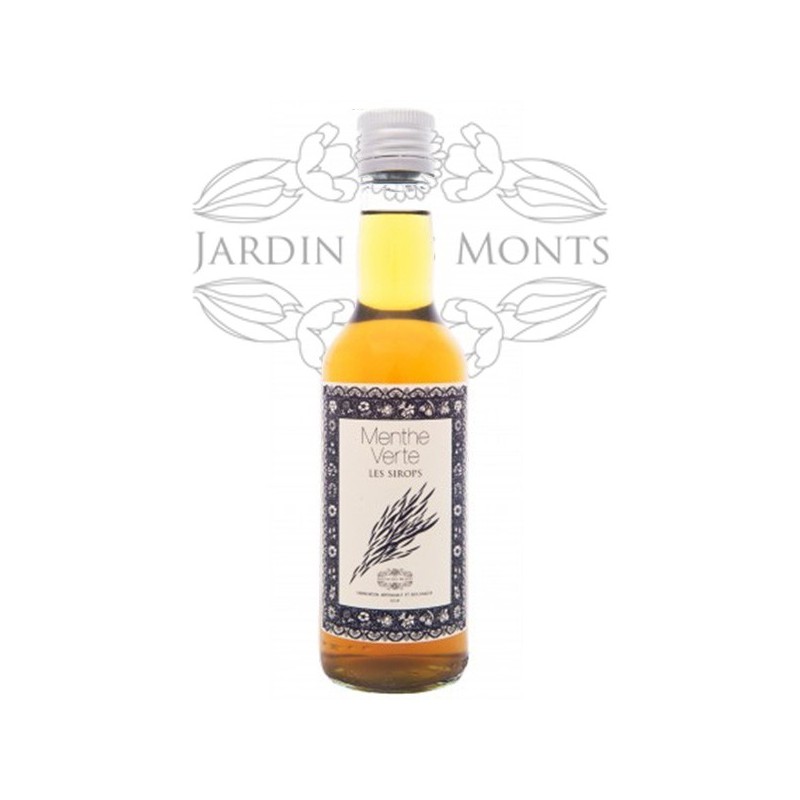 Sirop artisanal de montagne - Menthe Verte - 35cl - Jardin des Monts (Suisse)