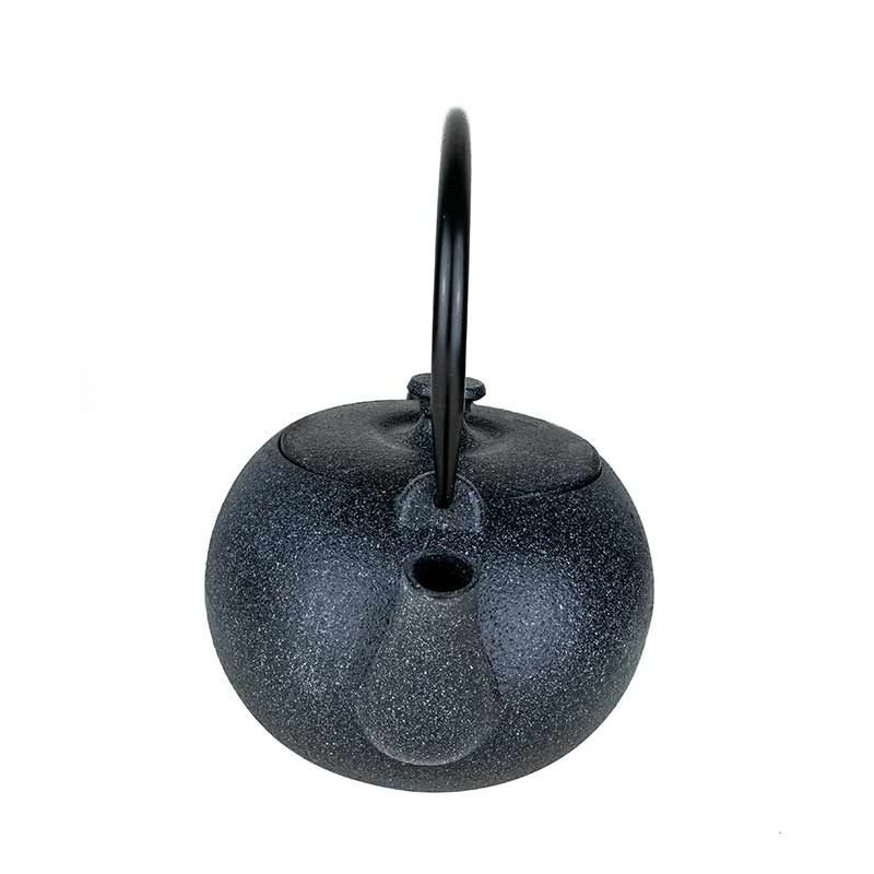 Teiera in ghisa, KOISHI nero maculato, con filtro in acciaio inossidabile - 0,5 litri - Aromandise