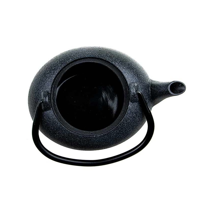 Teekanne aus Gusseisen, KOISHI schwarz gesprenkelt, mit Edelstahlfilter - 0,5 Liter - Aromandise