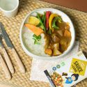 Quadratische Sauce BIO, Japanisches Curry - 90g, 5 Portionen - Aromandise