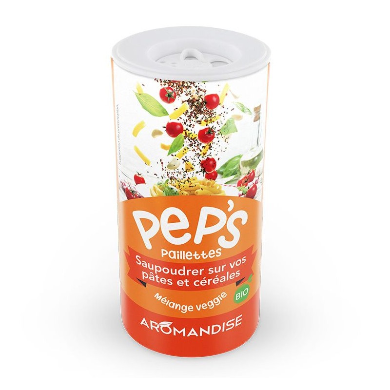 Paillettes Pep’s Bio pour pâtes et céréales (riz, blé, quinoa…) - 85g - Aromandise
