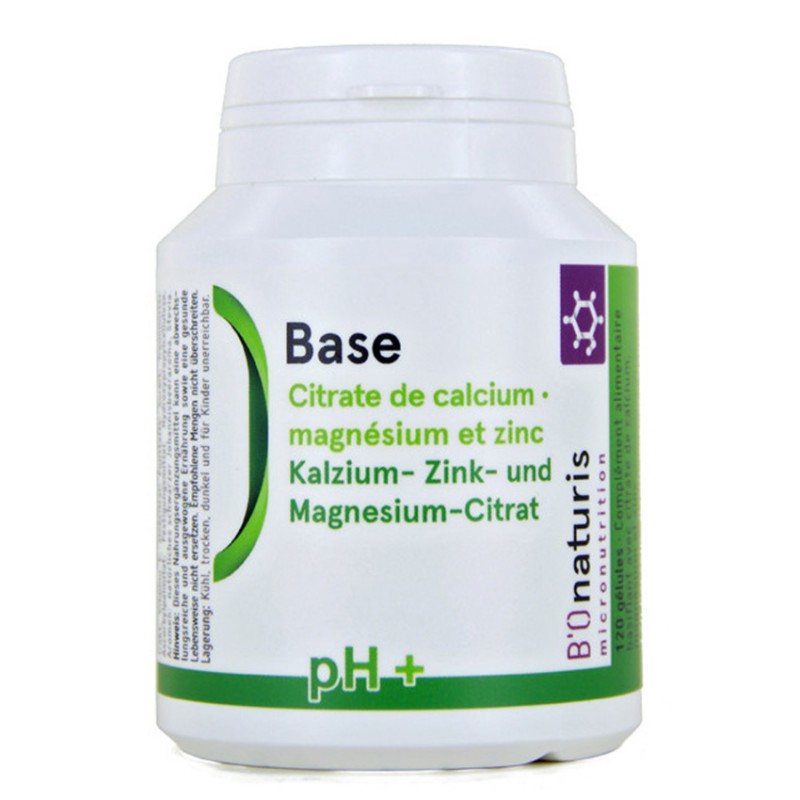 Base, Säure-Basen-Gleichgewicht - 120 Tabletten - BIOnaturis