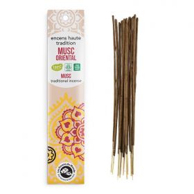 Incenso indiano, 100% naturale "Alta tradizione" - Muschio orientale - 20 pces - Les encens du monde