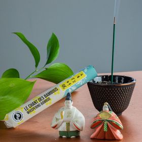Kurze japanische Räucherstäbchenrollen, Das Lied des Bambus - 40x 30 min. - Les encens du monde