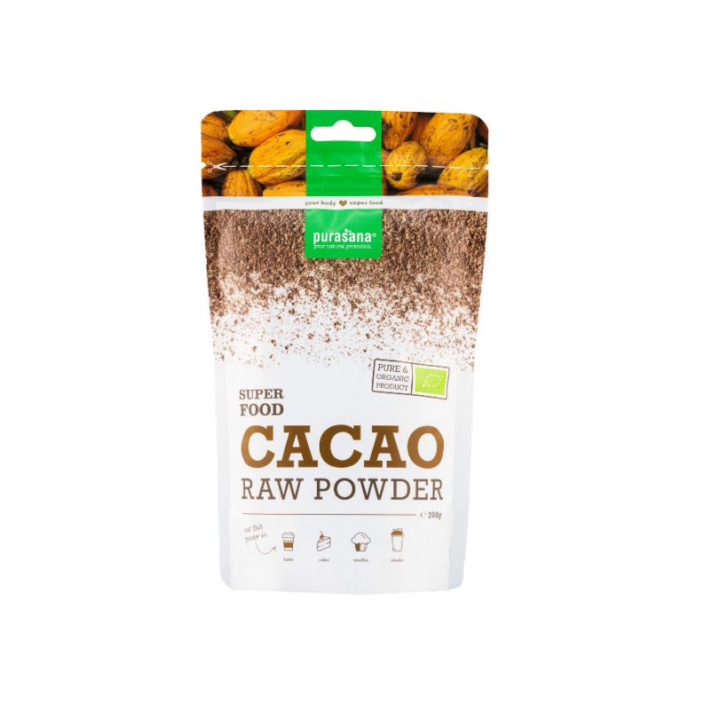 Cacao peruviano biologico in polvere - 200g - Purasana