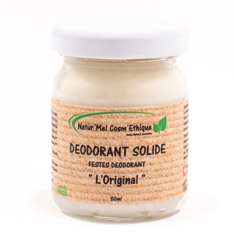 Crema deodorante svizzera e biologica, L'originale - 50ml - Natur'Mel Cosm'Ethique