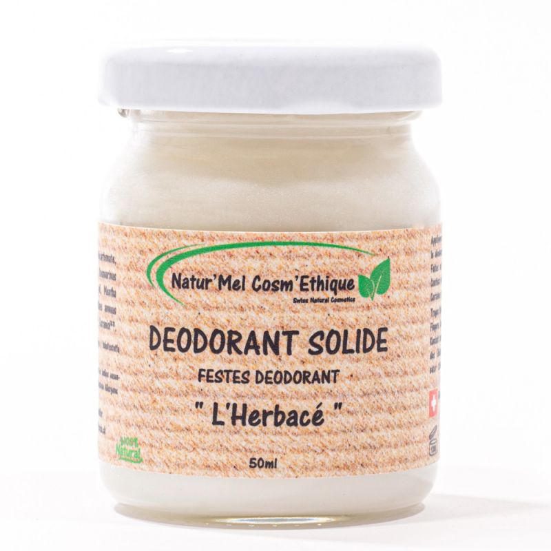 Déodorant crème Suisse & BIO, L'Herbacé - 50ml - Natur'Mel Cosm'Ethique