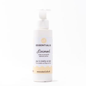 Liniment 100% naturel Suisse à l'huile de tournesol, légèrement parfumé - Format voyage 125ml - Essentialis