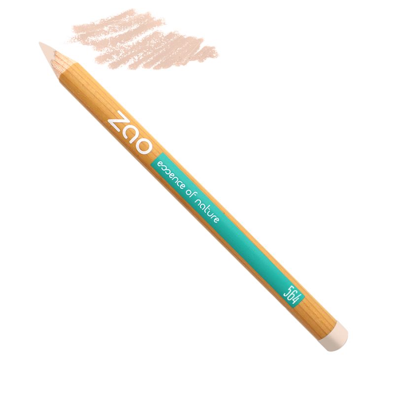 Crayons de maquillage, BIO & Vegan pour yeux, sourcils & lèvres - N° 564, Beige nude - Zao﻿