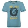 Nachhaltiges "Löwe" T-Shirt für Kinder (entworfen in Deutschland, hergestellt in Portugal) - 4 Größen, 2 bis 9 Jahre - MilliTom