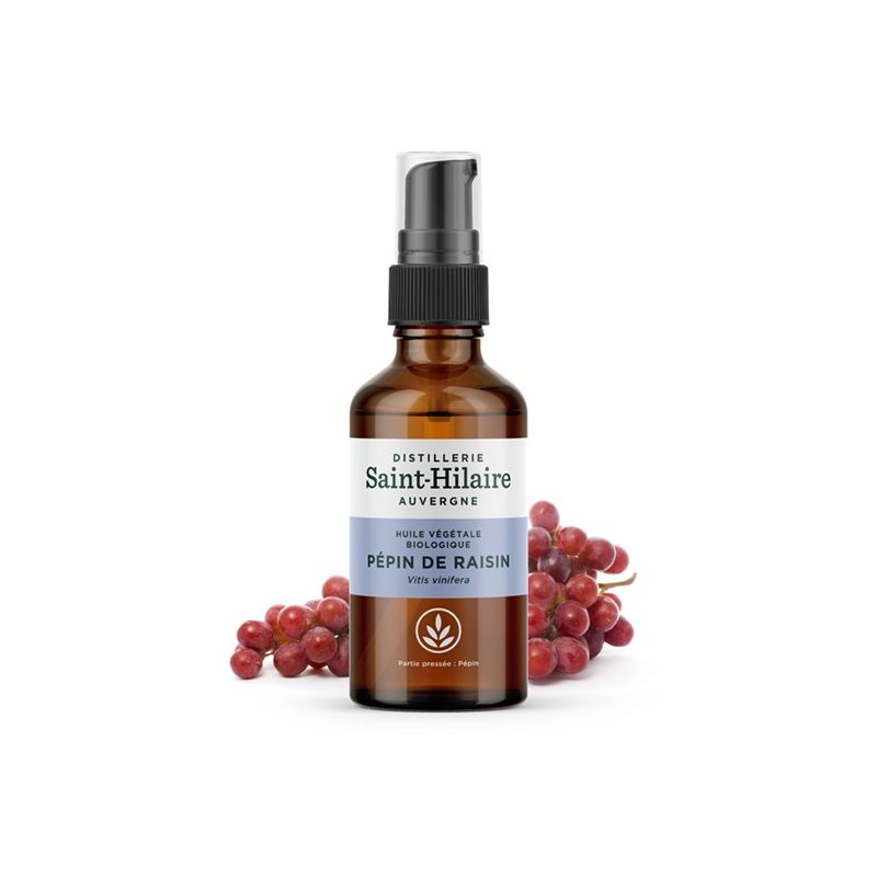 Olio vegetale (biologico) di Seme d'uva - 50ml - De Saint Hilaire