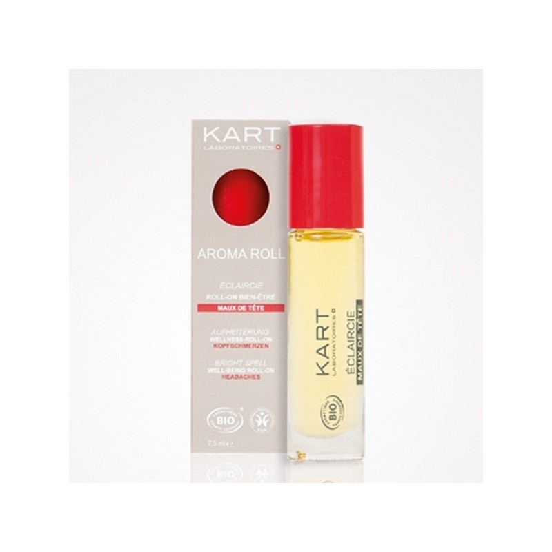 Roll-on "Maux de tête, Eclaircie" - 7,5 ml - (Gamme Aroma Roll) Laboratoires KART