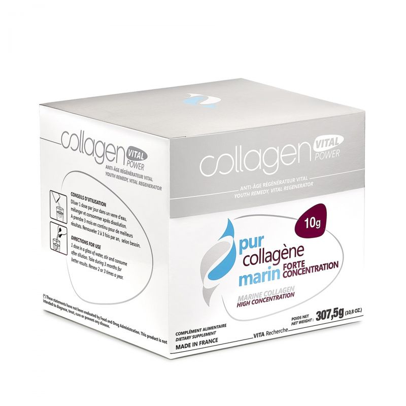 Collagen Vital Power, reines Meereskollagen in hoher Konzentration - 30 Beutel, 307,5g - Vita