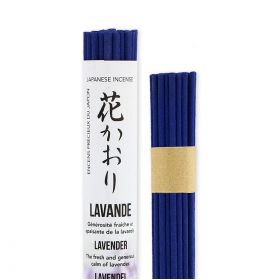 Kurze Rollen japanischer Weihrauch, Lavendel - 35x 30 min. - Les encens du monde