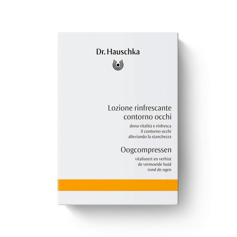 Lotion fraîcheur Bio et compresses, pour les yeux fatigués - 10 x 5 ml - Dr. Hauschka 