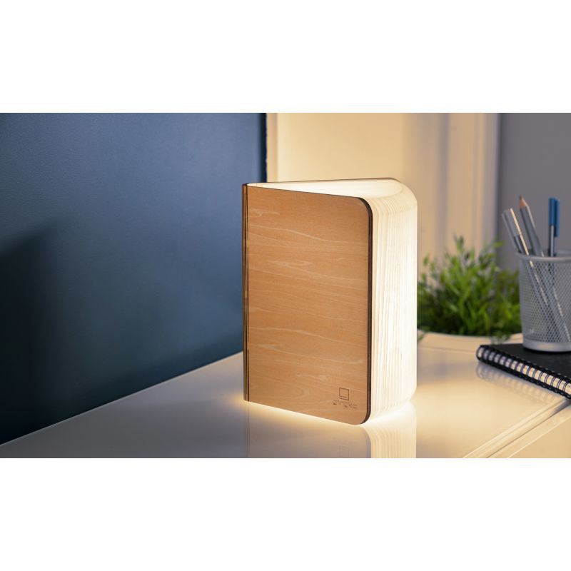 Smart Book Light, das intelligente Leuchtbuch aus Ahornholz - Gingko Design