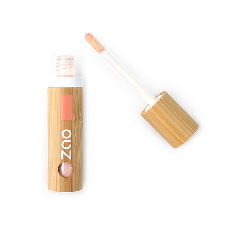 Lip gloss BIO, 100% natürlicher Ursprung - N° 017, Schillernde Nacktheit - Zao