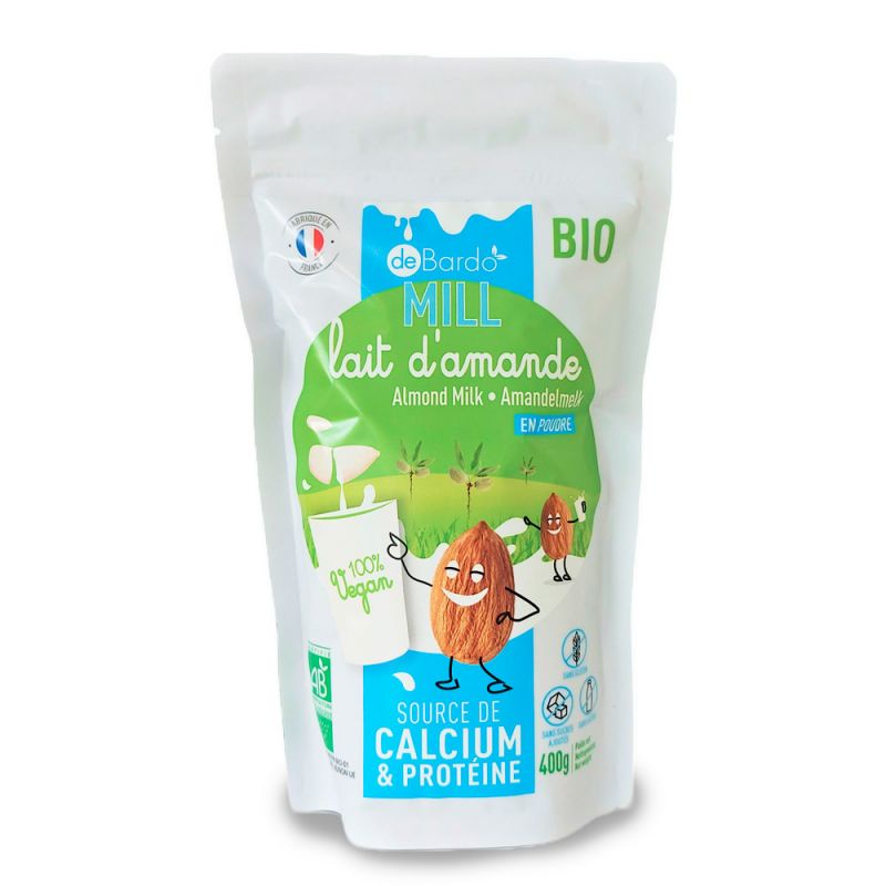 Latte Vegetale in Polvere BIO - VEGI'DRINK, Mandorla con Corallo Calcario - 400g - De Bardo