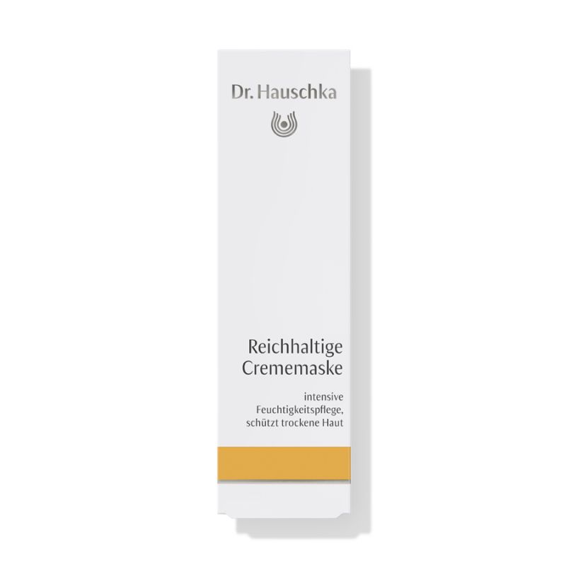 Reichhaltige Crememaske, feuchtigkeitsspendende Intensivpflege für trockene Haut - 30 ml - Dr. Hauschka