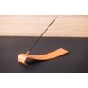 Räucherstäbchenhalter aus Holz und Stärke 3D-Druck - Band, Zeder/Terracotta - COPO Design