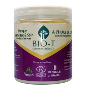 Masque Démêlage & Soin BIO (à l'huile de Coco), Démêlage et Nutrition au naturel  - 250g - BIO-T