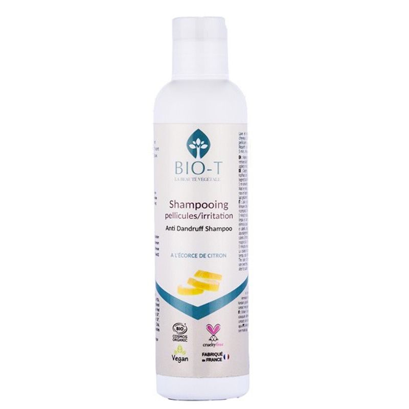 BIO-Shampoo, Schuppen & Irritationen mit Zitronenschale - 200ml - BIO-T