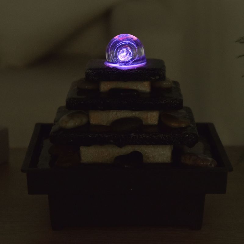 Wasserspender - "Zen Eka" mit 4 Stufen und beleuchteter Drehkugel (LED) - Zen'Light