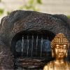 Fontana d'acqua - "Zen Dao" con cortina d'acqua (con illuminazione a LED) - Zen'Light